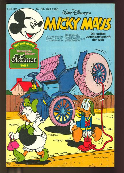 Micky Maus 1980: Nr. 38: