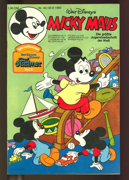 Micky Maus 1980: Nr. 40: