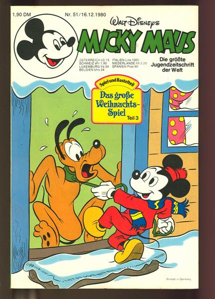 Micky Maus 1980: Nr. 51: