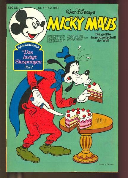 Micky Maus 1981: Nr. 8: