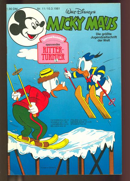 Micky Maus 1981: Nr. 11:
