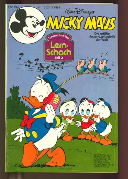 Micky Maus 1981: Nr. 13: