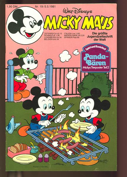 Micky Maus 1981: Nr. 19: