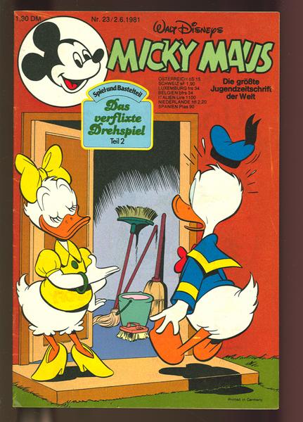 Micky Maus 1981: Nr. 23: