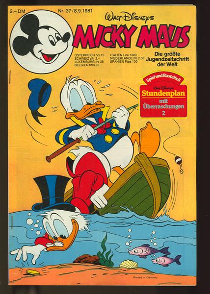 Micky Maus 1981: Nr. 37: