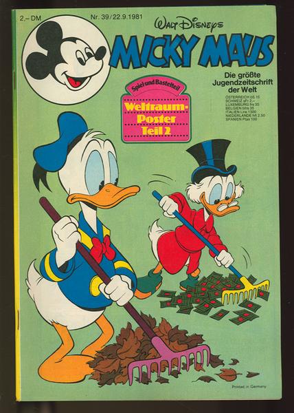 Micky Maus 1981: Nr. 39: