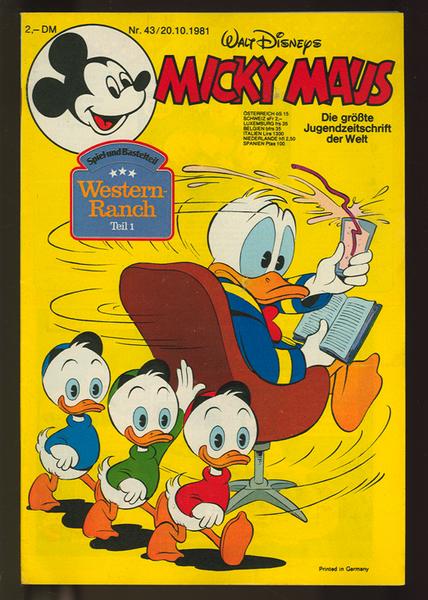 Micky Maus 1981: Nr. 43: