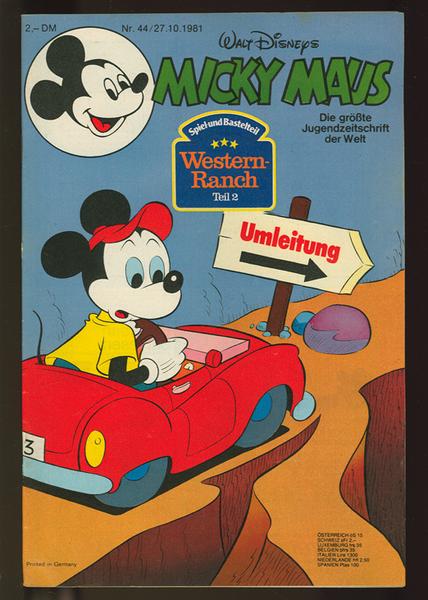 Micky Maus 1981: Nr. 44: