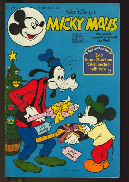 Micky Maus 1981: Nr. 50: