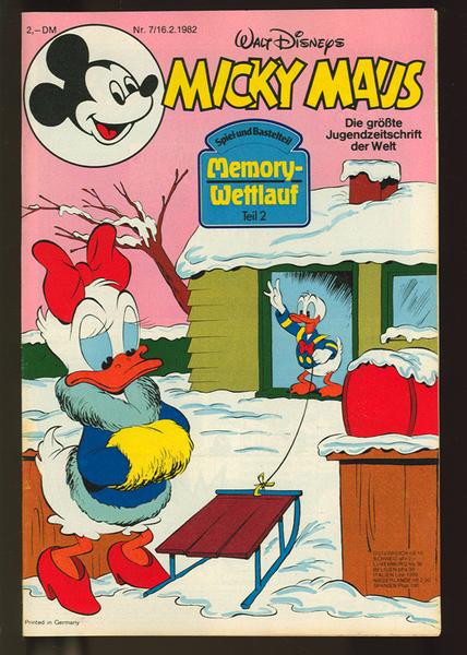 Micky Maus 1982: Nr. 7: