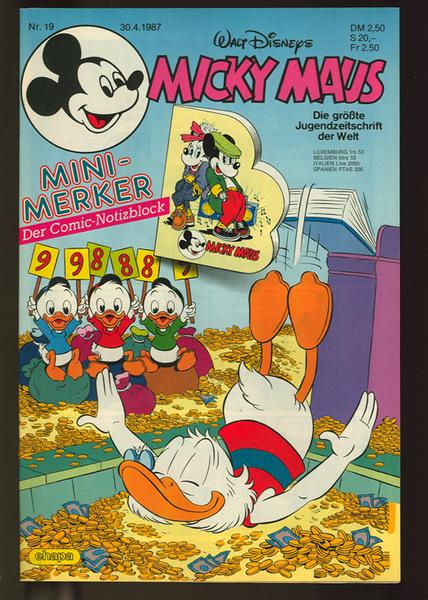 Micky Maus 1987: Nr. 19: