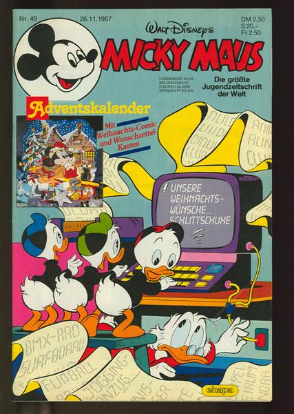 Micky Maus 1987: Nr. 49: