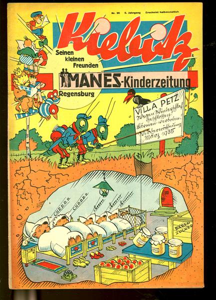 Kiebitz 5. Jahrgang (1934) Nr. 20 (Vorkriegscomic)