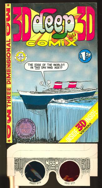 3 + D Deep Comix No. 1 + orig. 3-D-Brille
