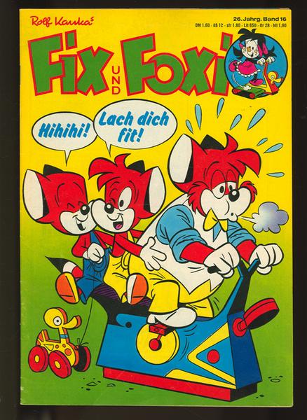 Fix und Foxi: 26. Jahrgang - Nr. 16