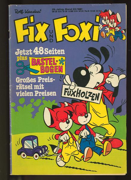 Fix und Foxi: 29. Jahrgang - Nr. 22