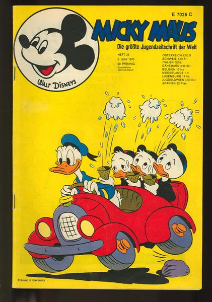 Micky Maus 1970: Nr. 23: