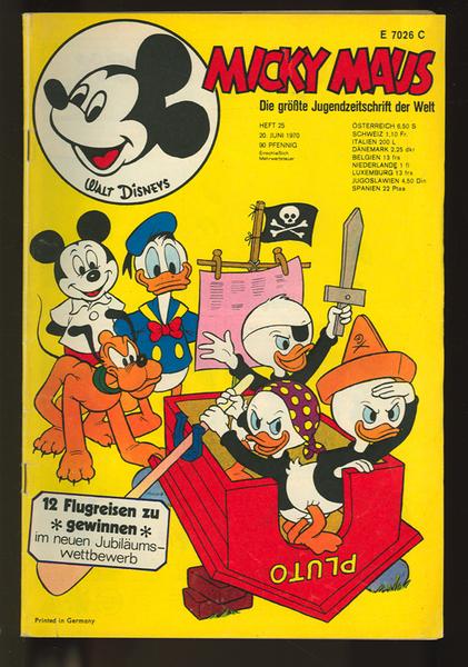 Micky Maus 1970: Nr. 25: