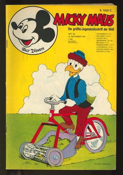 Micky Maus 1970: Nr. 38:
