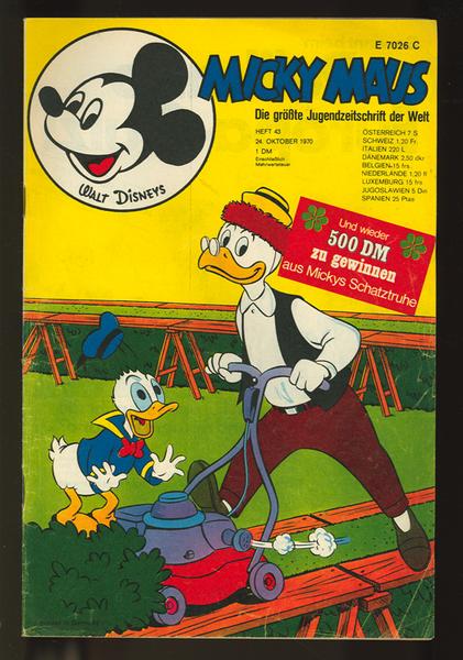 Micky Maus 1970: Nr. 43: