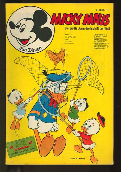 Micky Maus 1971: Nr. 15: