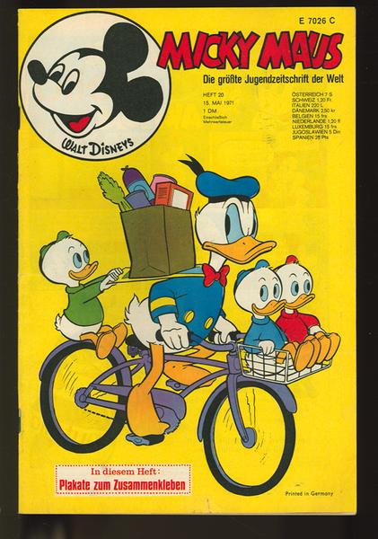 Micky Maus 1971: Nr. 20: