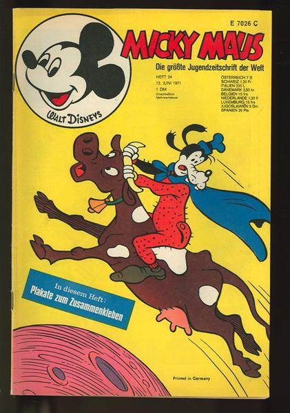 Micky Maus 1971: Nr. 24: