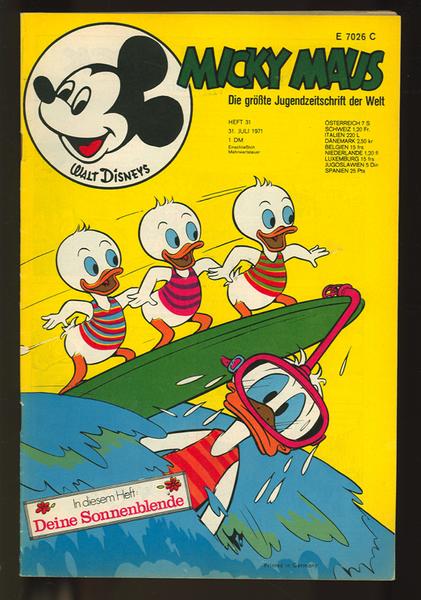 Micky Maus 1971: Nr. 31: