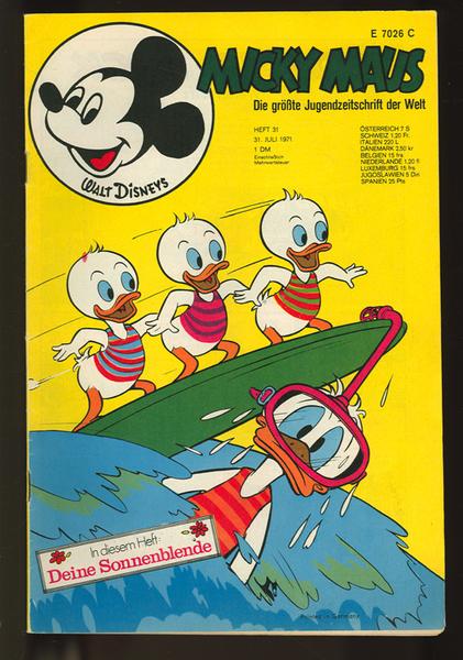 Micky Maus 1971: Nr. 31: