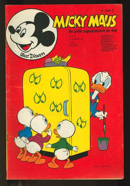 Micky Maus 1971: Nr. 34: