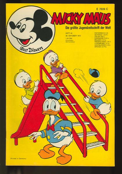 Micky Maus 1972: Nr. 44: