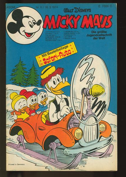 Micky Maus 1974: Nr. 11: