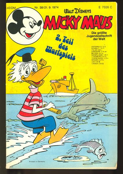 Micky Maus 1974: Nr. 38: