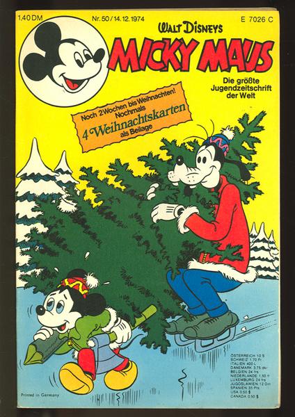 Micky Maus 1974: Nr. 50: