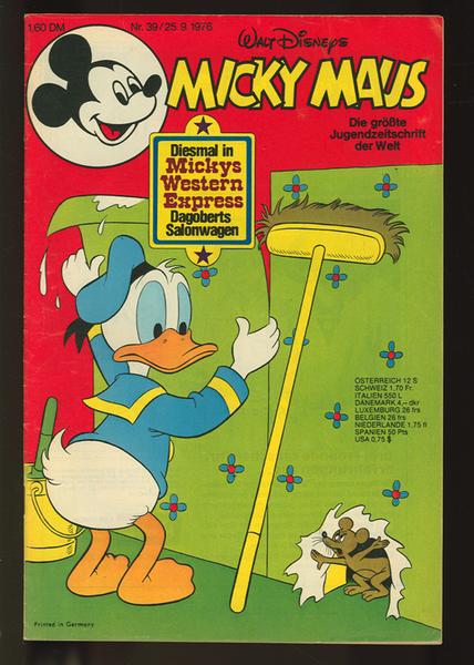 Micky Maus 1976: Nr. 39: