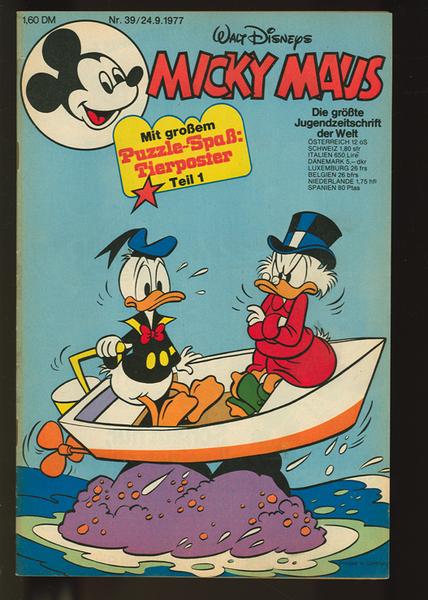 Micky Maus 1977: Nr. 39:
