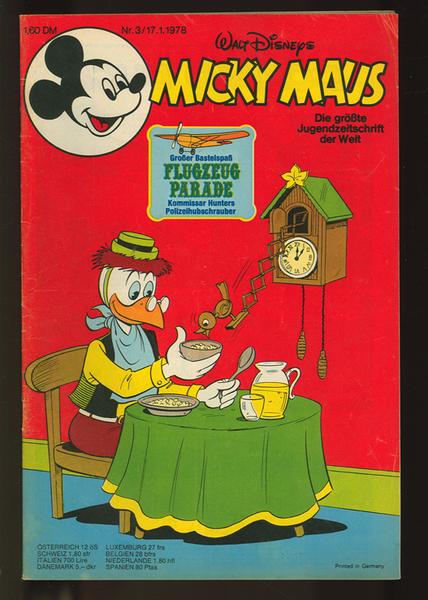 Micky Maus 1978: Nr. 3: