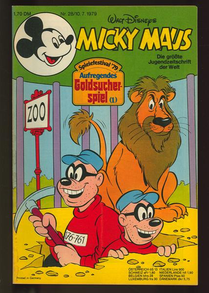 Micky Maus 1979: Nr. 22: