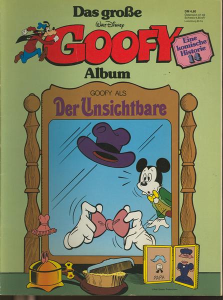 Das große Goofy Album 14: Der Unsichtbare