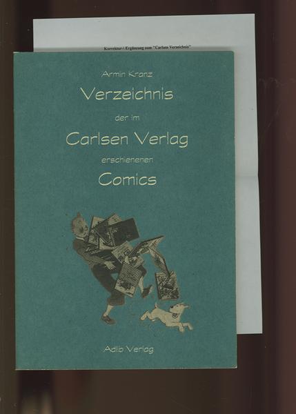 Verzeichnis der im Carlsen Verlag lieferbaren Titel mit Beilage