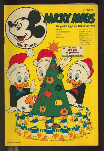 Micky Maus 1970: Nr. 51:
