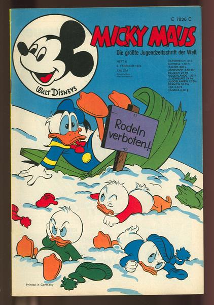 Micky Maus 1974: Nr. 6: