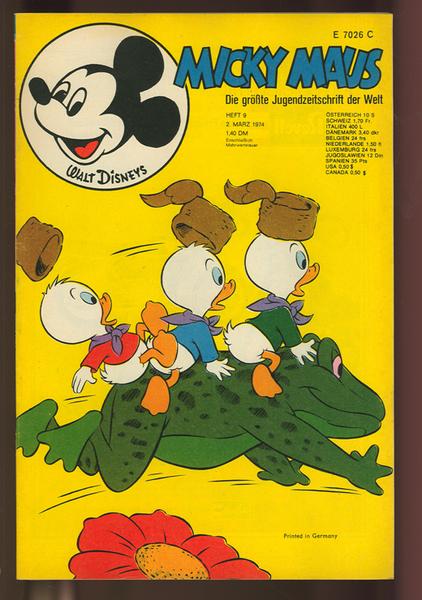 Micky Maus 1974: Nr. 9: