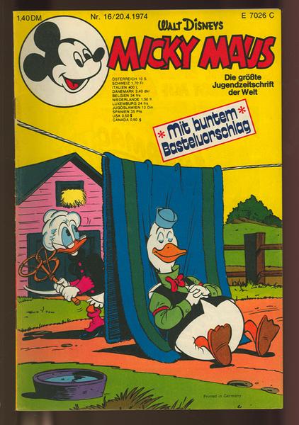 Micky Maus 1974: Nr. 16: