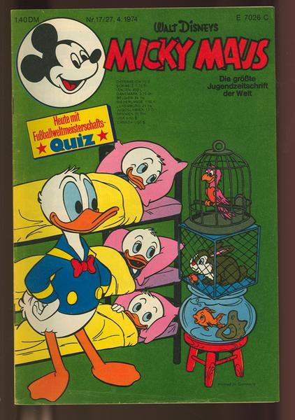 Micky Maus 1974: Nr. 17: