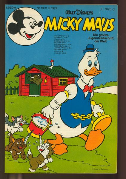 Micky Maus 1974: Nr. 19:
