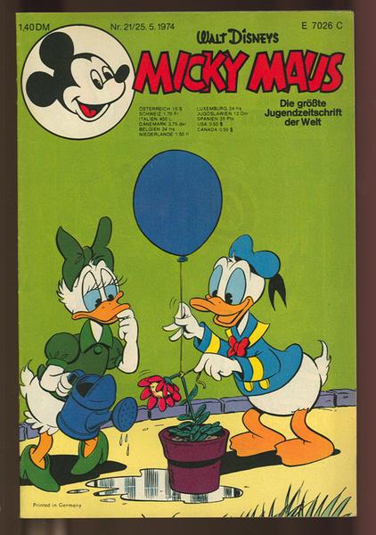 Micky Maus 1974: Nr. 21: