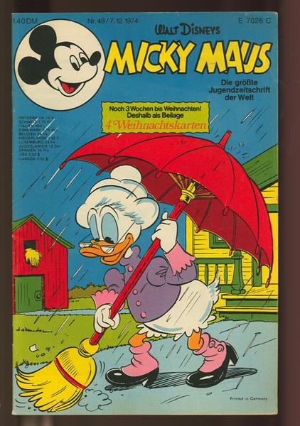 Micky Maus 1974: Nr. 49: