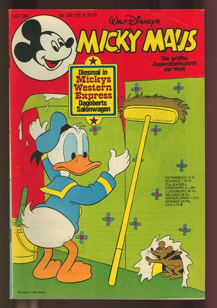 Micky Maus 1976: Nr. 39: