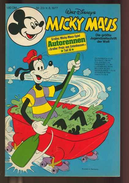 Micky Maus 1977: Nr. 23: